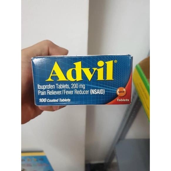 Hộp đựng ÁDVIL_200mg_100-200 viên coated