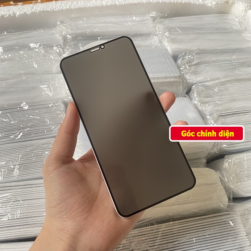 Kính cường lực chống nhìn trộm cho  iphone 6splus/7plus/8/8plus/x/xs/11/12/13/14/pro/max/plus - Meomeocase