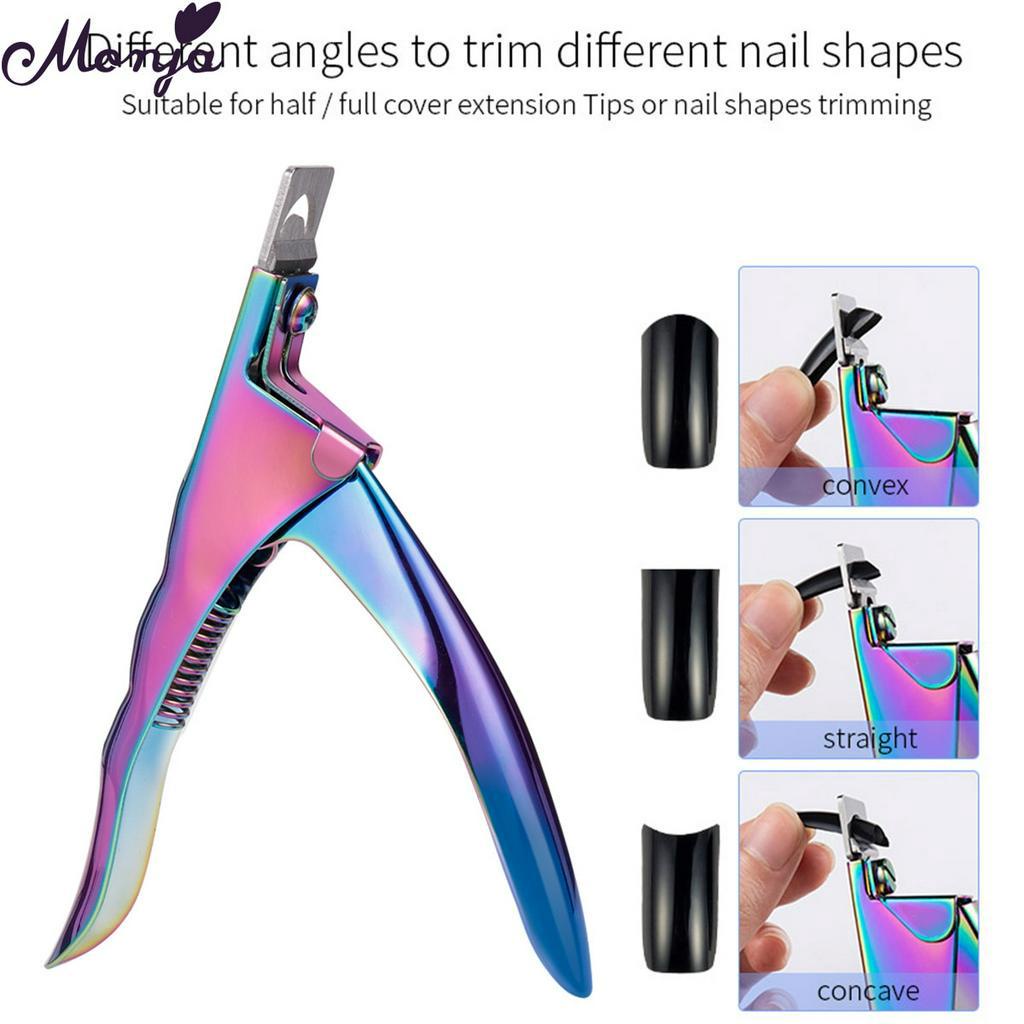 MONJA Kìm bấm móng tay chữ U chất liệu thép không gỉ DIY 3 màu tuỳ chọn