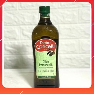 [Bán Giá Sỉ] Dầu Ô liu Dùng Để Ăn, Chiên Xào Rán - Dầu Oliu Pomace Nhập Khẩu Ý 1 Lít