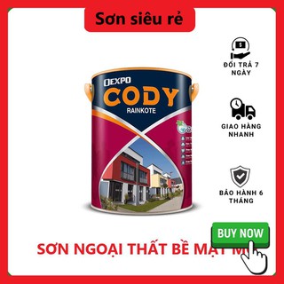 Sơn ngoại thất/ Sơn mờ Oexpo RAINKOTE 1L (Pha màu theo bộ sưu tập 900 màu, các bạn inbox mình nhé)