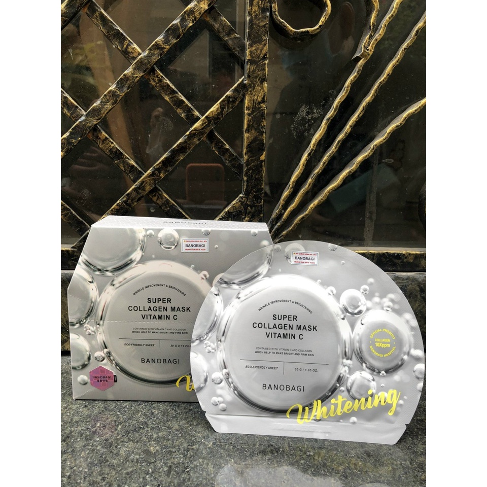 Mặt Nạ Giấy Banobagi Mask Ngừa Lão Hóa, Tái Tạo Da Super Collagen Mask 30G
