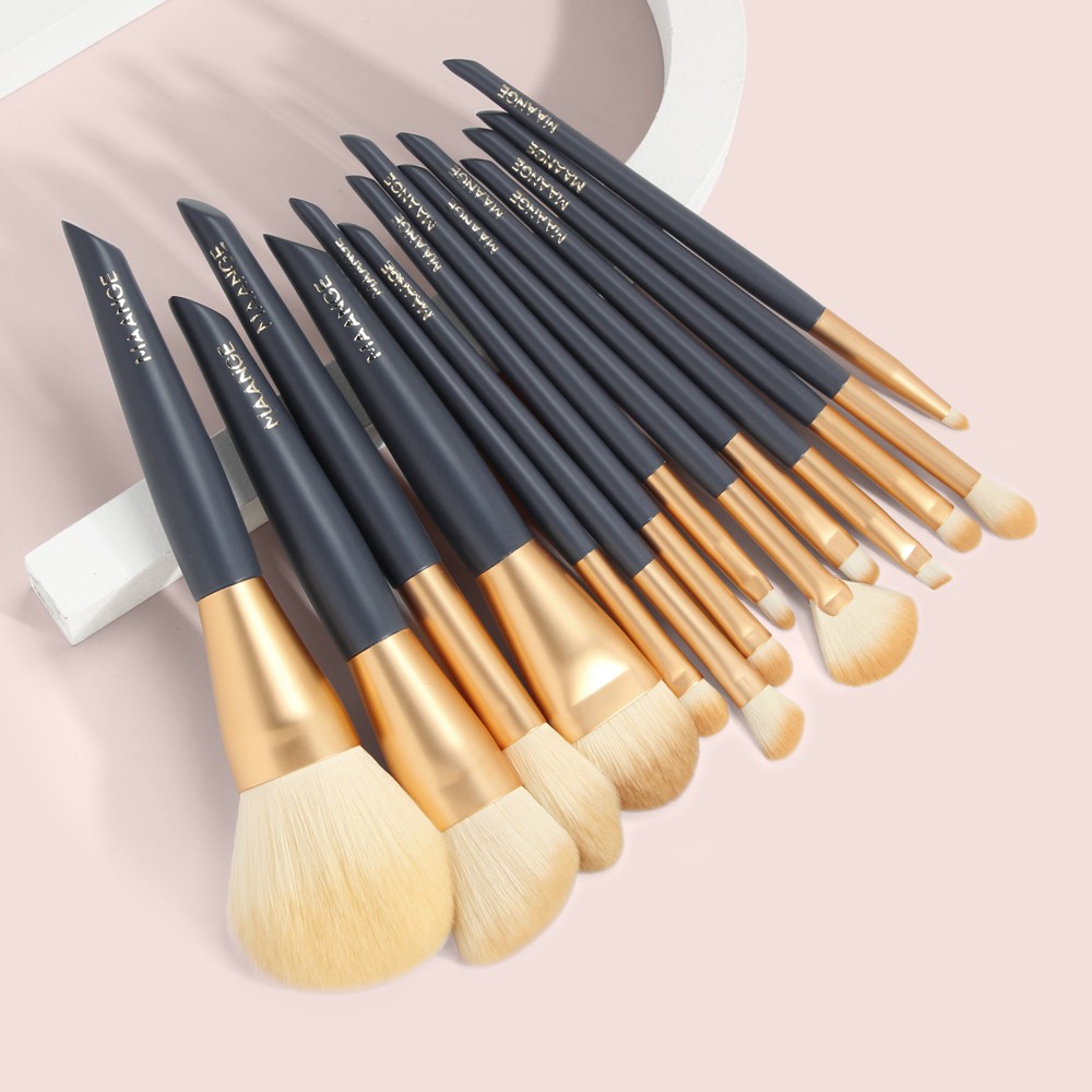 Bộ Cọ Trang Điểm Chuyên Nghiệp MAGEFY 14 Dụng Cụ Trang Điểm Đa Năng Cao Cấp