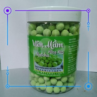 500gr viên mầm đậu nành hồng sâm matcha tăng vòng 1, đẹp da, tăng sinh lý nữ có ATTP
