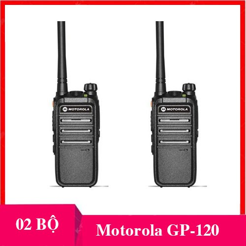 Bộ 2 Bộ đàm Motorola GP120 - Cự li 1-3km