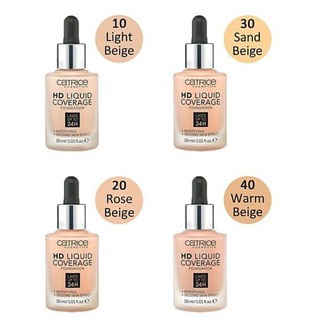 KEM NỀN CATRICE HD LIQUID COVERAGE FOUNDATION KIỀM DẦU CHE PHỦ 24H