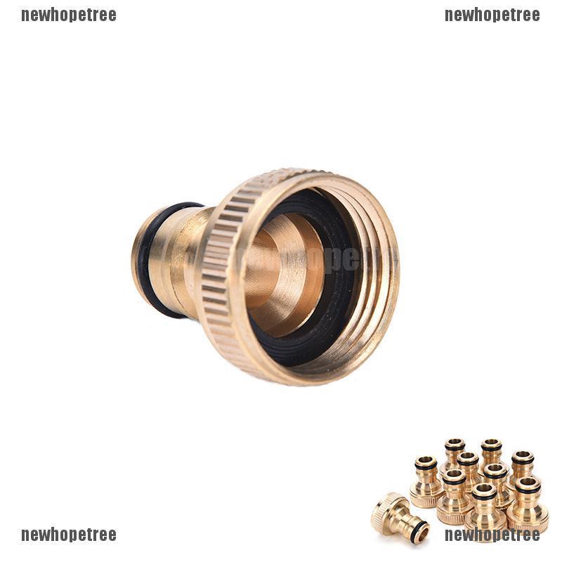 2 đầu nối ống nước bằng đồng thau 3/4&quot;