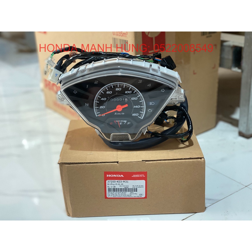 Bộ đồng hồ tốc độ - cụm đồng hồ công tơ mét HONDA WAVE RSX110 năm 2014. 37200K03M31