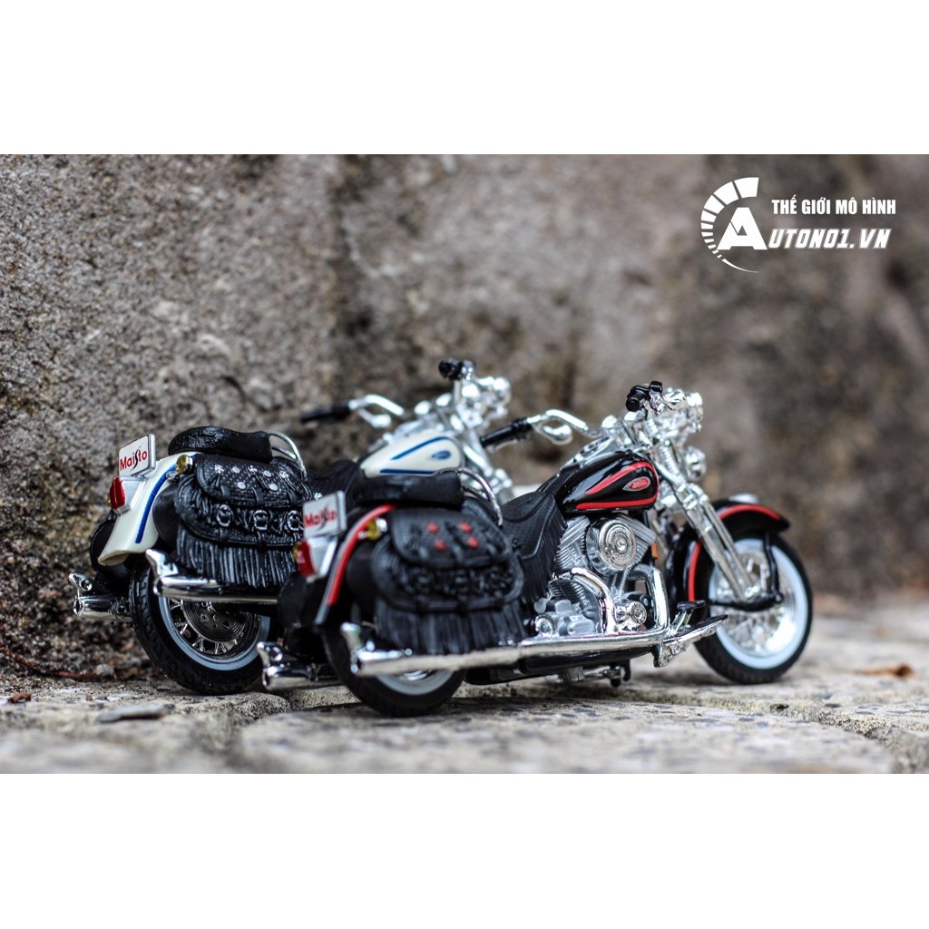 MÔ HÌNH HARLEY DAVIDSON 1998 FLSTS HERITAGE SPRINGER 1:18 MAISTO 3614