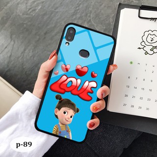 Ốp lưng kính 3D Samsung A10s-cute