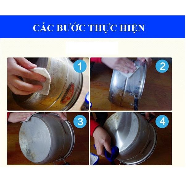 Kem tẩy xong nồi, đồ bếp, đồ Inox, Kem cọ xoong nồi, Bột chà nồi đa năng