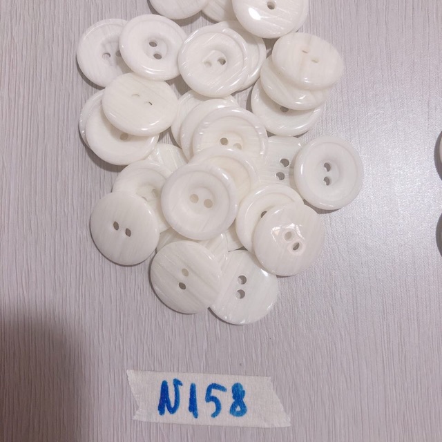 Combo 10 nút áo trắng N156-159