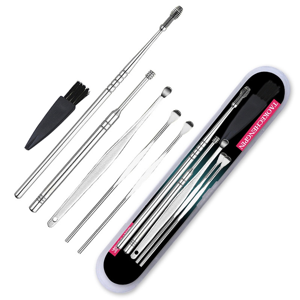 Hộp 6 Món Lấy Ráy Tai, Vệ Sinh Cá Nhân Tiện Lợi - GDPT