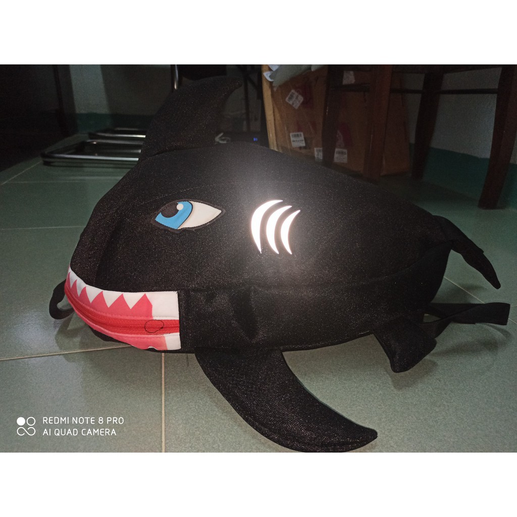 Balo Cá Mập SWAT BABY SHARK Siêu Cute Vải Lưới