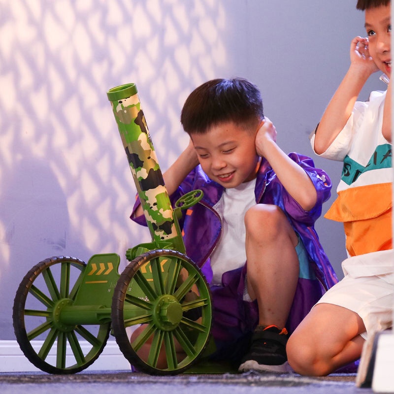 EĐồ chơi trẻ em súng cối phóng tên lửa lựu Jedi hàng bắn theo đuổi đại bác ống đạn cậu bé