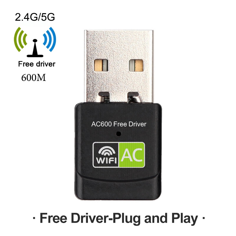 Dầu cắm USB thu tín hiệu wifi mini 600Mbps2.4GHz 5GHz | BigBuy360 - bigbuy360.vn