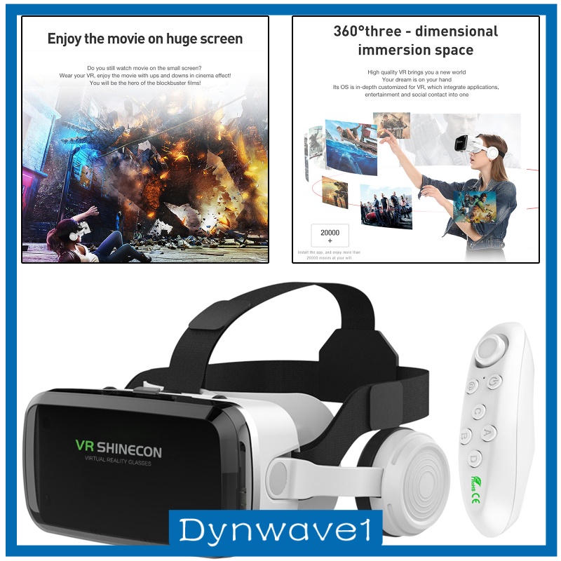 [DYNWAVE1]Universal 3D Glasses Anti-Blue Light Virtual Reality Goggles Mobile Games 360 Movies Soft Comfortable Fit for  Android Phone