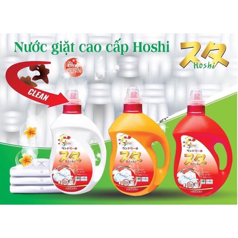 Nước giặt đậm đặc Hoshi 3,8l 6in1