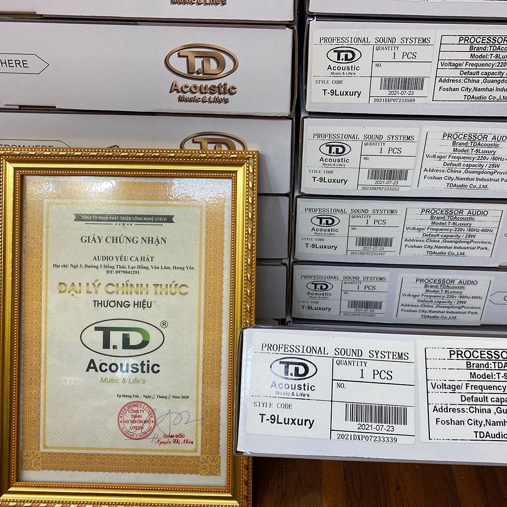 Vang cơ lai số TD Acoustic T9 Luxury chính hãng