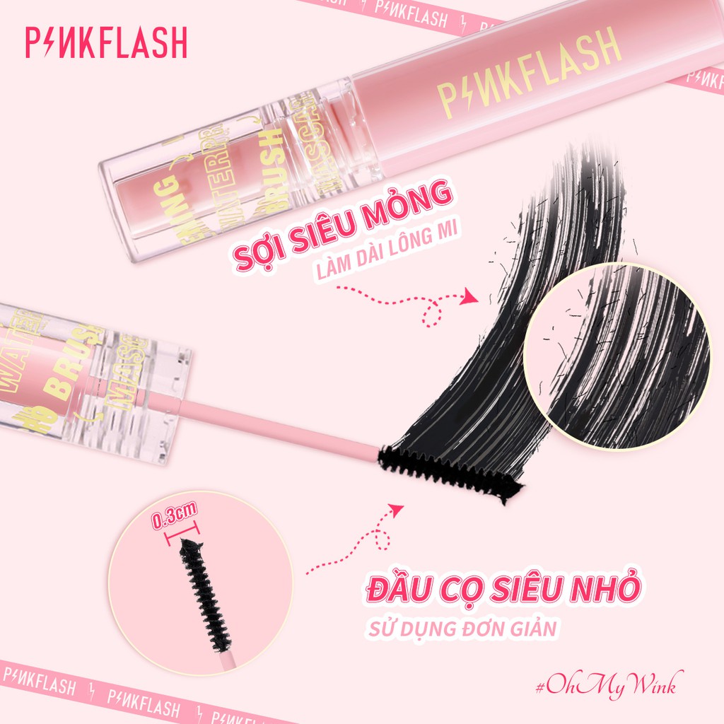 Pinkflash #Mascara OhMyWink siêu mỏng chuốt mi cong vút và dài hơn