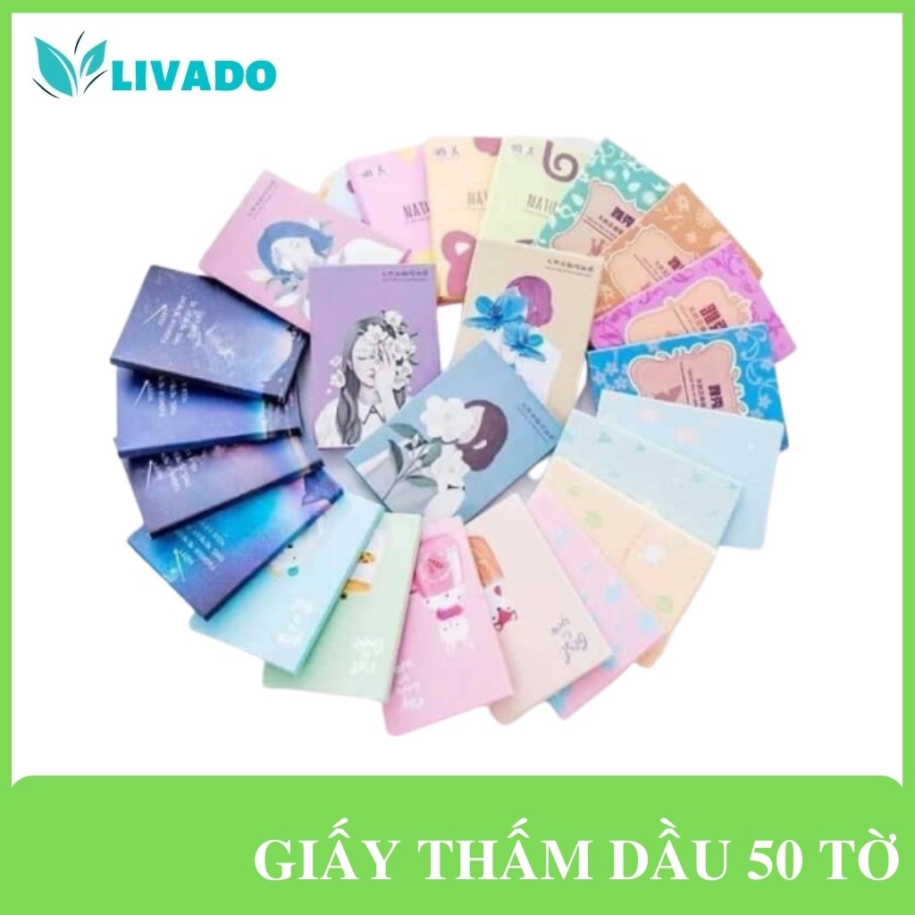 Giấy thấm dầu Maycreate 50 tờ nội địa Trung
