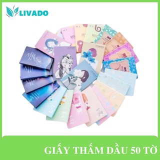 Giấy thấm dầu Maycreate 50 tờ nội địa Trung