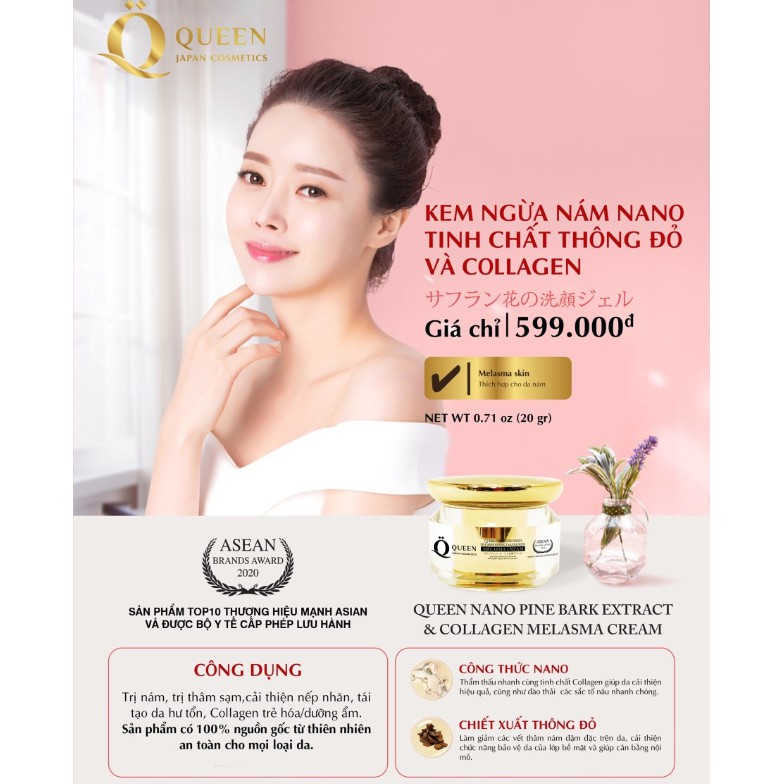 Kem Nám, Tàn Nhang Queen Japan - Melasma Cream Queen Japan | BigBuy360 - bigbuy360.vn