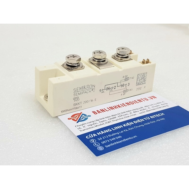 SKKT200/16E, SKKT 200/16E Thyristor Semikron 200A/1600V