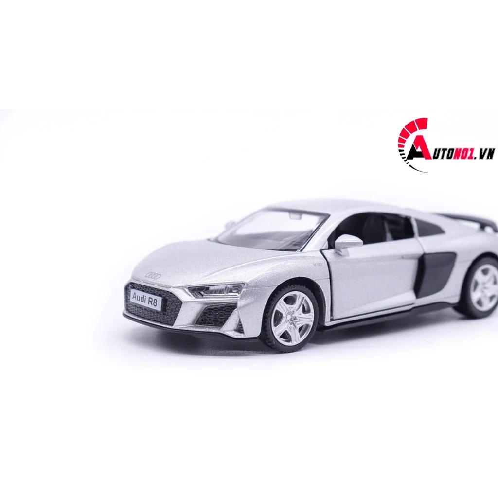 MÔ HÌNH XE AUDI R8 COUPLE GREY 1:36 SCALE MODEL 7725