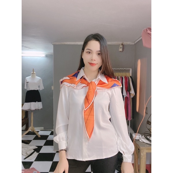 Áo somi kèm khăn siêu sịn