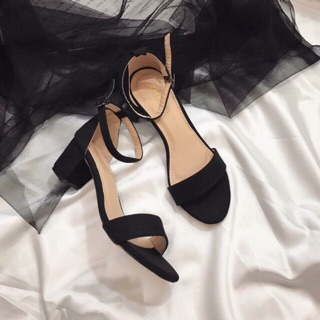 Giày sandal hở mũi cài quai 5cm - kèm clip và ảnh thật- cg0011