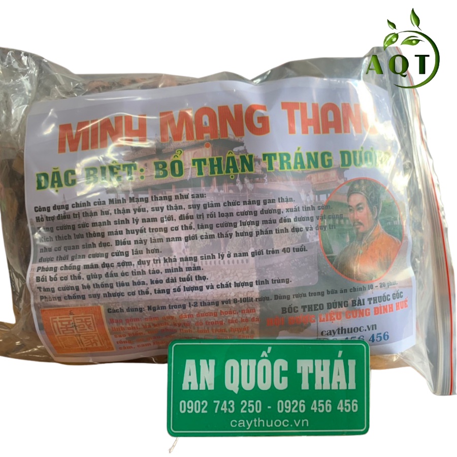 Minh Mạng Thang (35 Vị) Có Tắc Kè + Nấm Linh Chi Bổ Thận, Thang Minh Mạng Kích Dương, Tăng Sinh Lực