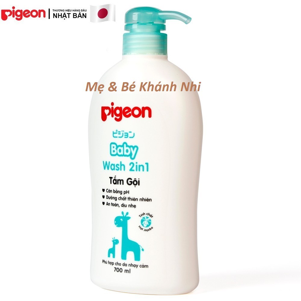 [Chính Hãng] Sữa Tắm Gội Toàn Thân Cho Bé Pigeon 200ML/700 - Sữa Tắm Gội Cho Bé