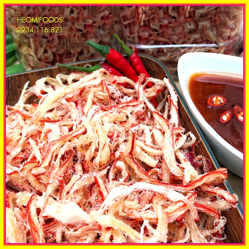 300g Khô Mực hấp nước dừa xé loại 1 ngon hảo hạng | Đồ ăn vặt HCM
