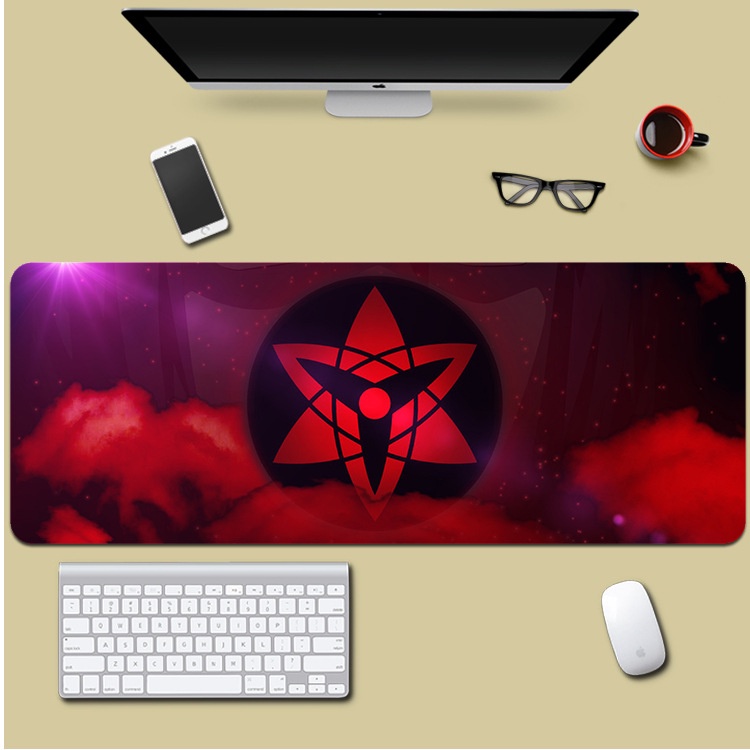 Miếng Lót Chuột Lớn Naruto Kích Thước 80x30cm Decor Bàn Làm Việc Văn Phòng In Siêu Đẹp