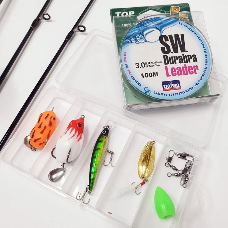 Bộ cần câu cá Lure máy đứng FVLAD