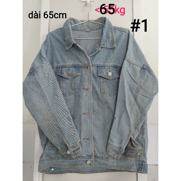 Áo khoác jeans nam hàng si