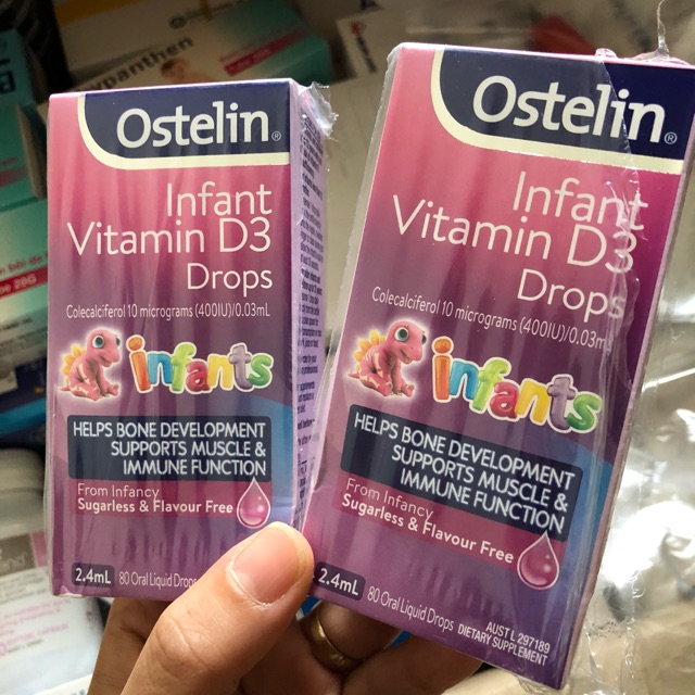 Vitamin D3 ostelin dành cho trẻ từ sơ sinh
