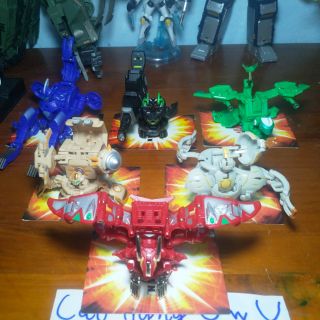 Mô hình đồ chơi bakugan, bộ 6 bakugan phần 3 phe tốt