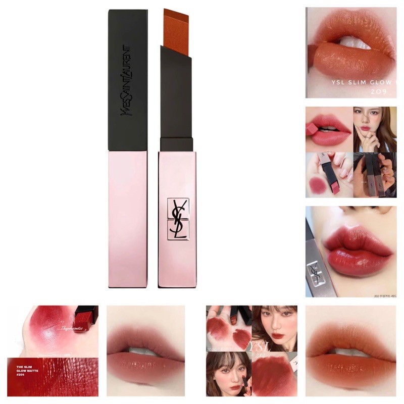 YSL - Son thỏi YSL Rouge Pur Couture The Slim Glow Matte 2.10g