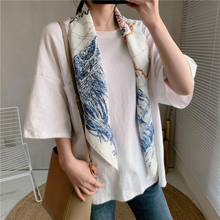 Dây Cột Tóc Ruy Băng Lụa Màu Trơn Phong Cách Retro Cho Nữ