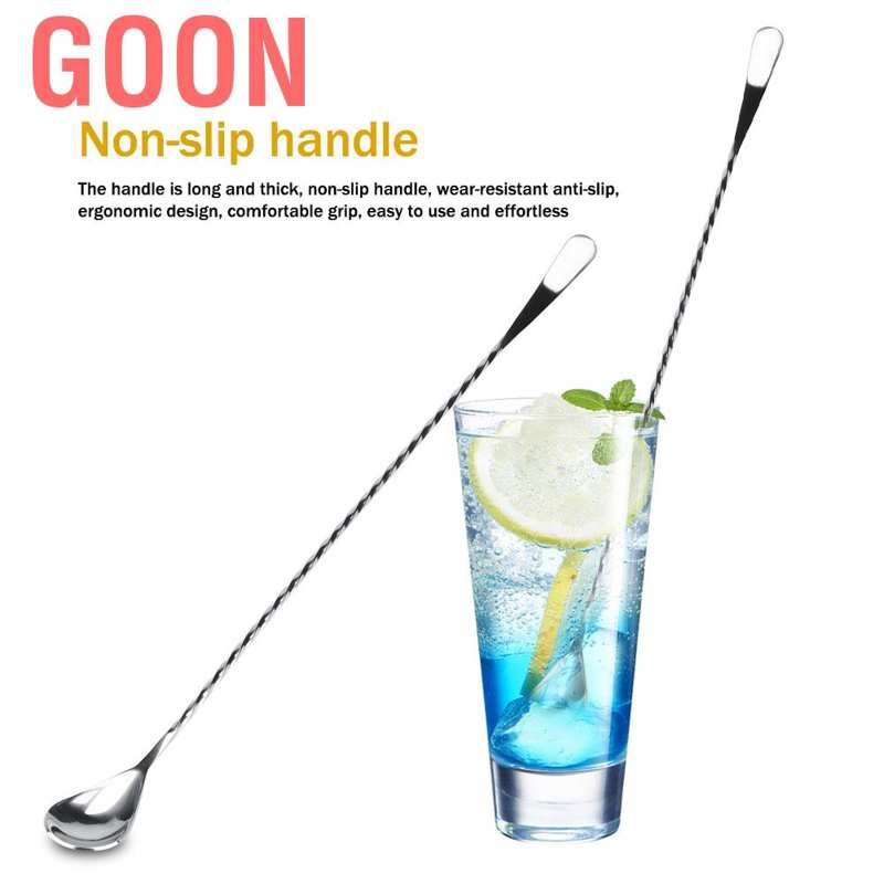 GOON Muỗng Khuấy Cocktail Bằng Thép Không Gỉ 304