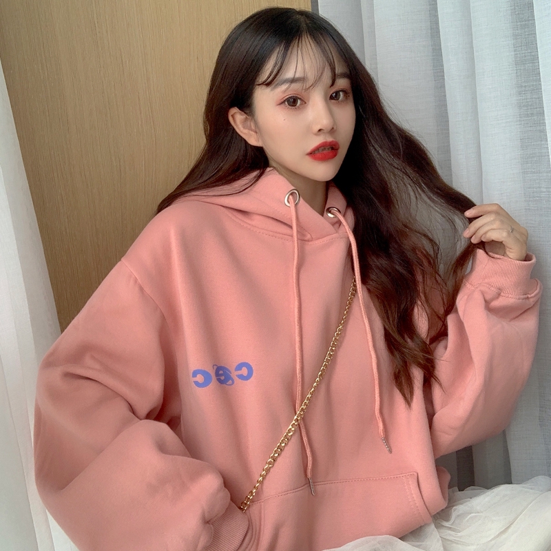 Áo hoodie phong cách Hàn Quốc năng động trẻ trung dành cho nữ | BigBuy360 - bigbuy360.vn