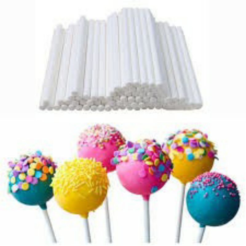 Que nhựa làm cakepop, kẹo mút