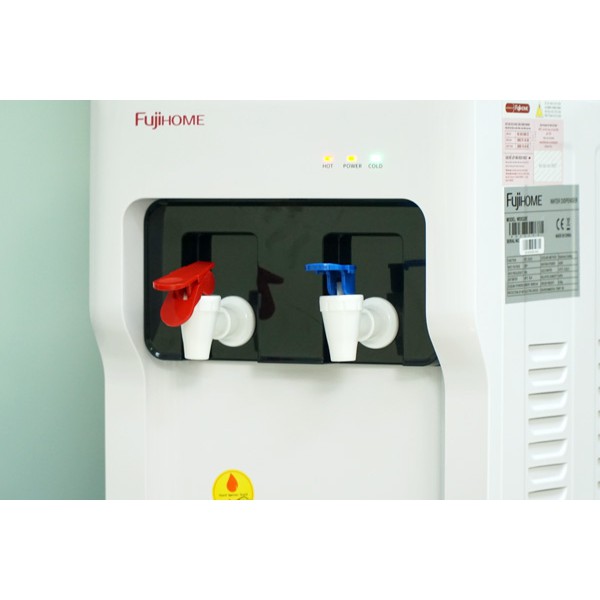 Cây nước nóng lạnh Nhập Khẩu Fujihome WD5320E, bình lọc tủ máy lọc nước nóng lạnh mini uống công nghệ Nhật Bản