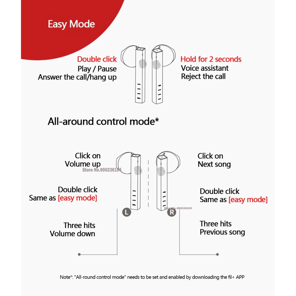 Tai nghe bluetooth FIIL CC2 TRUE WIRELESS - Chính hãng phân phối
