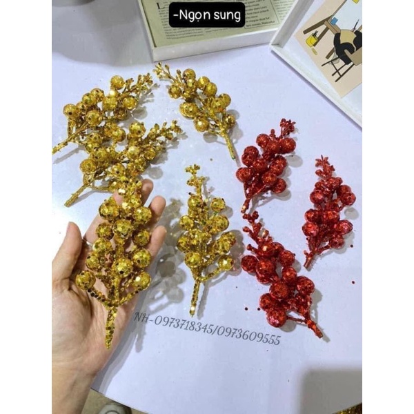 Chùm sung trang trí cháp bánh kẹo đồ lễ tết