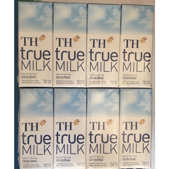 Sữa Tươi TH true Milk 180ml và 110ml