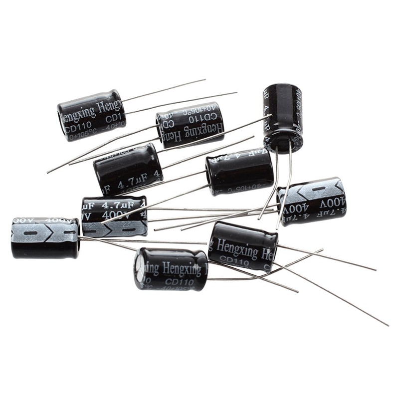 Set 10 Tụ Điện 4.7uf 400V 105c Kích Thước 8x12m
