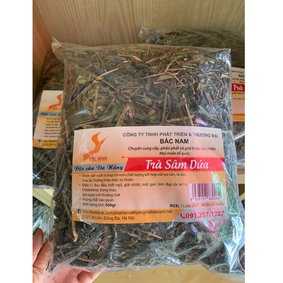 Túi trà sâm dứa 500g chính hãng Bắc Nam búp trà non dứa thơm , trà tiên, lá dứa, hoa lài chất lượng an toàn vstp